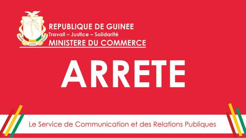MINISTERE DU COMMERCE : FIXE LE PRIX DE LA FARINE ET DU PAIN EN ACCORD AVEC LES ACTEURS DU SECTEUR.