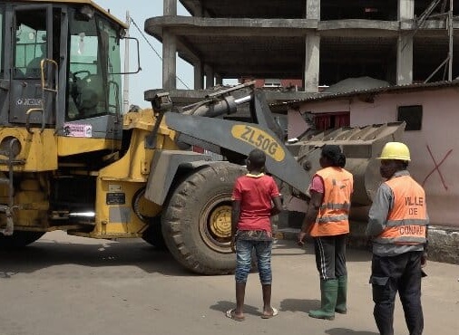 Société : l&rsquo;opération de Déguerpissement à Gbessia kondeboungni.