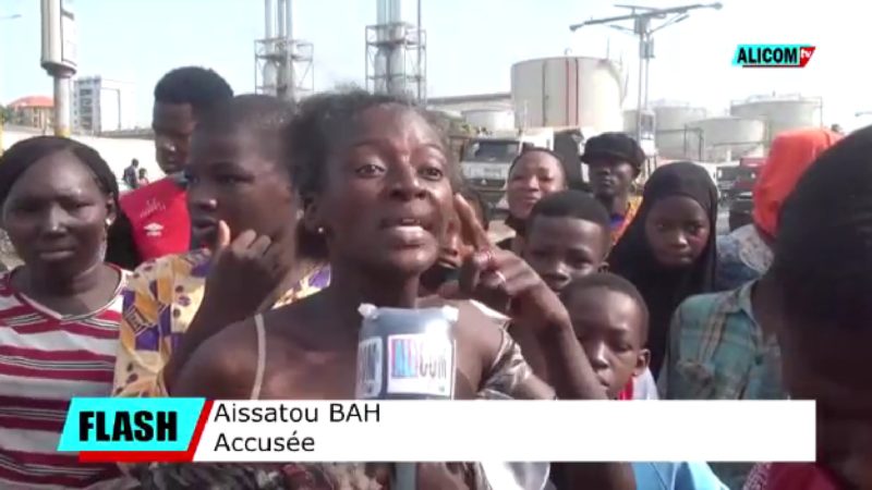 SOCIÉTÉ /Une femme arrachée des mains de la foule par les agents des forces de sécurité au marché de la tannerie