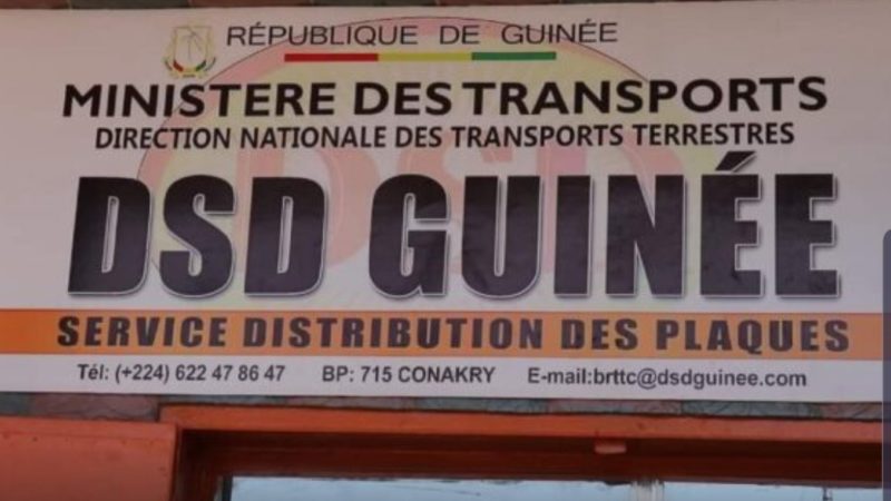 Guinée-Transport terrestre : c’est parti pour la biométrisation des plaques d’immatriculation