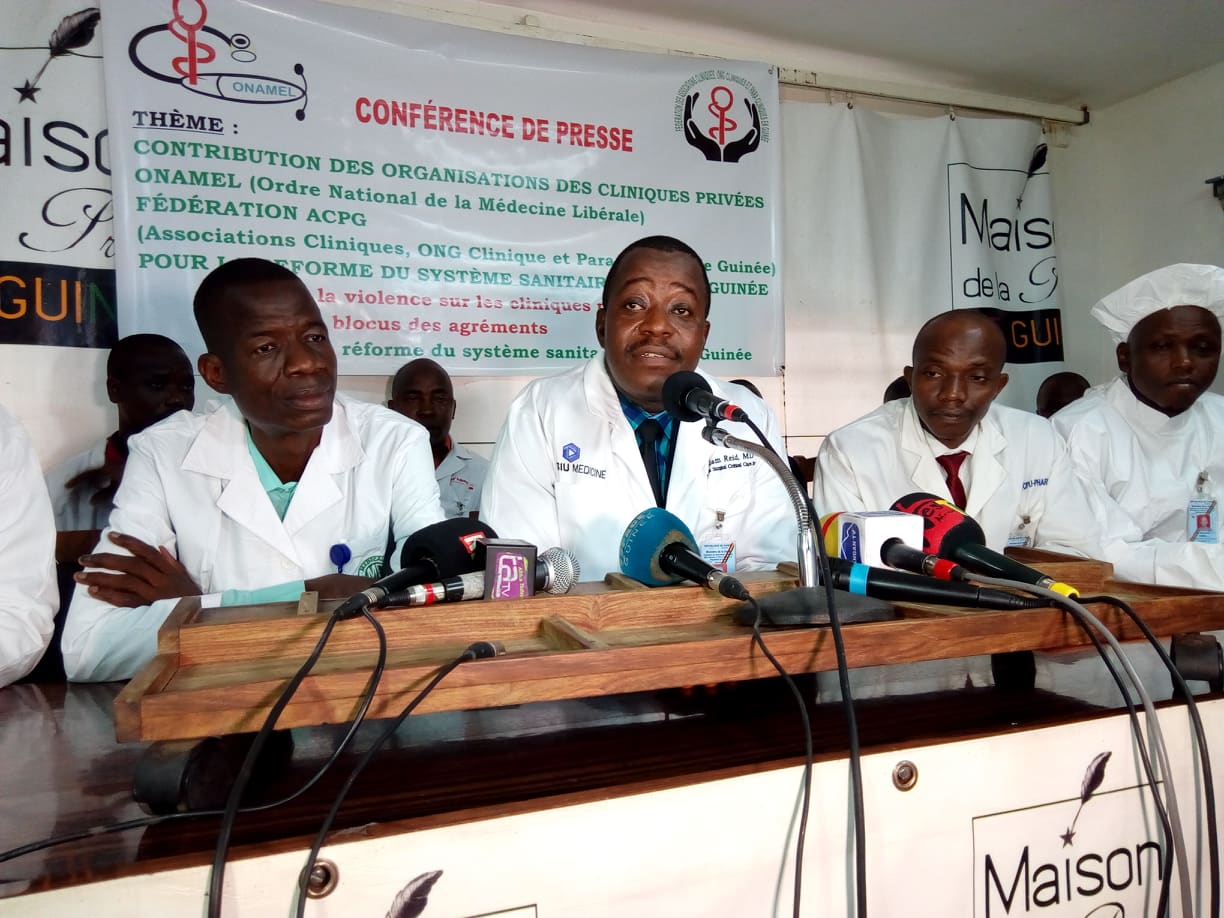 Déclaration de l&rsquo;ordre National des Médecins de Guinée.