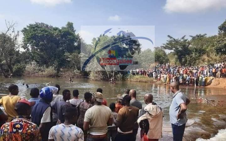 KINDIA/ Un véhicule tombe dans un fleuve à Linsan : « on pense qu’il n’y aura pas de survivants »