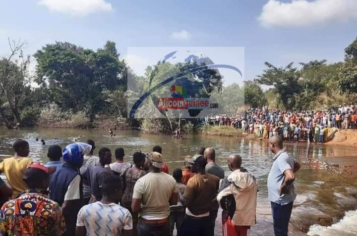 KINDIA/ Un véhicule tombe dans un fleuve à Linsan : « on pense qu’il n’y aura pas de survivants »
