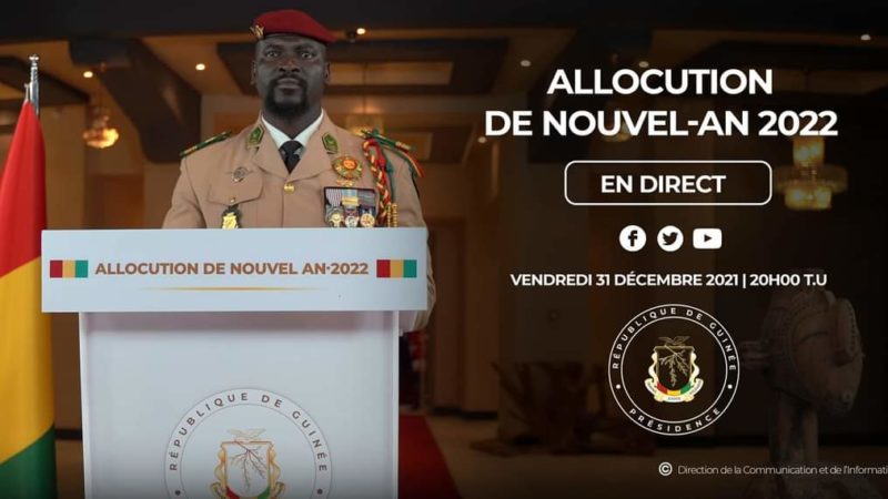 DISCOURS DE NOUVEL AN DU COLONEL MAMADI DOUMBOUYA CHEF DE L’ÉTAT