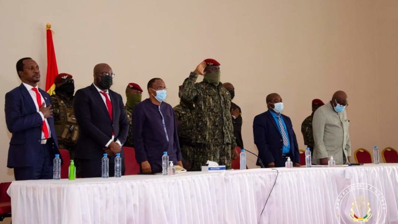 JUSTICE/Colonel Mamadi Doumbouya a rencontré les cadres du ministère de la Justice et des Droits de l’Homme et des magistrats des Cours et Tribunaux.