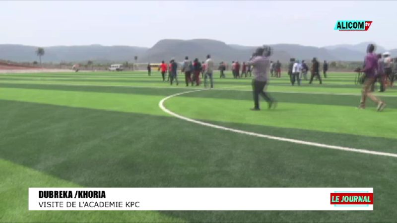 SPORT/ les journalistes guinéens visitent L&rsquo;ACADÉMIE KPC de khorira.