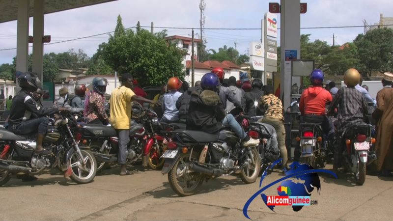 CONAKRY/ Pénurie du carburant dans les stations services. 