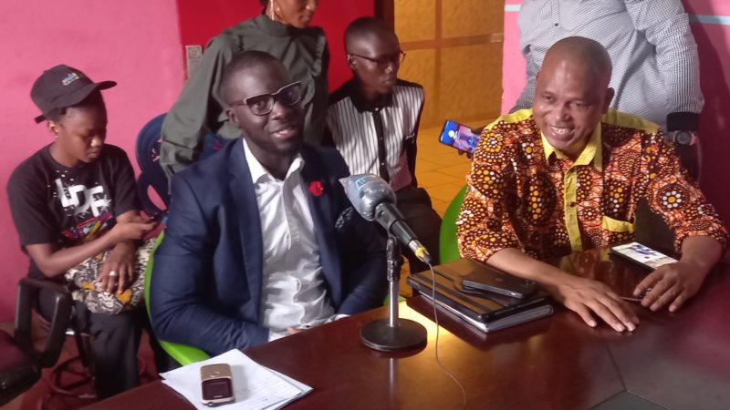 Partenariat/ Barry angola PDG de kebo pêche dans les locaux d&rsquo;Alicom Guinée.