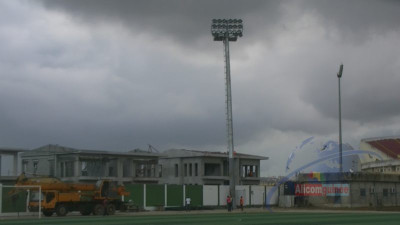 Nongo/ Les travaux de finition du stade pétit Sory avancent à 95%.