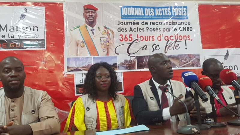 Point de presse/ les acteurs du journal des actes posés déclinent l&rsquo;agenda du projet « actes posés Tour » prévu dans l&rsquo;arrière pays.