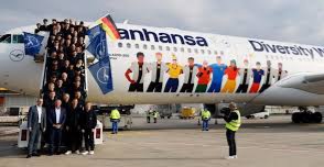 COUPE DU MONDE QATAR 2022: Les Allemands sont arrivés au Qatar avec un avion aux couleurs de la diversité