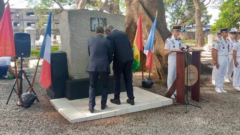 KALOUM/ La célébration de la fin de la première guerre mondiale Armistice. fêter de l&rsquo;autre côté au cimetière de Boulbinet
