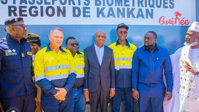 KANKAN : LANCEMENT OFFICIEL DES OPÉRATIONS D’ENRÔLEMENT ET DE DÉLIVRANCE DES PASSEPORTS BIOMÉTRIQUES DANS LA RÉGION ADMINISTRATIVE