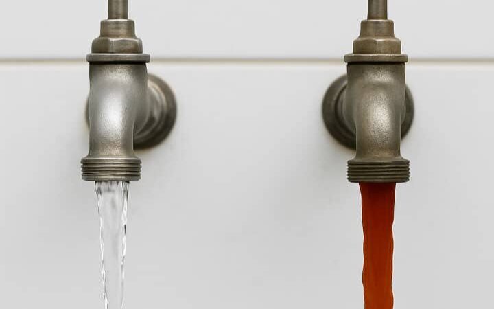 Conakry : De l’eau rouge au robinet, l&rsquo;inquiétude grandit