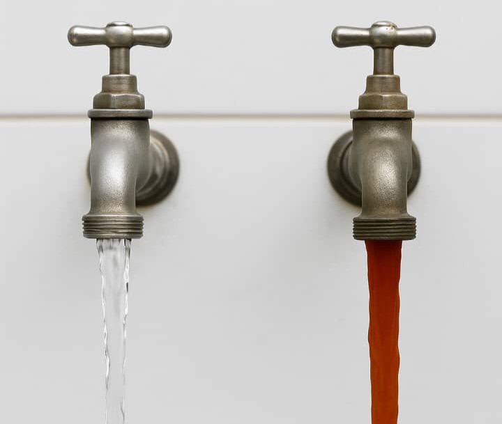 Conakry : De l’eau rouge au robinet, l&rsquo;inquiétude grandit