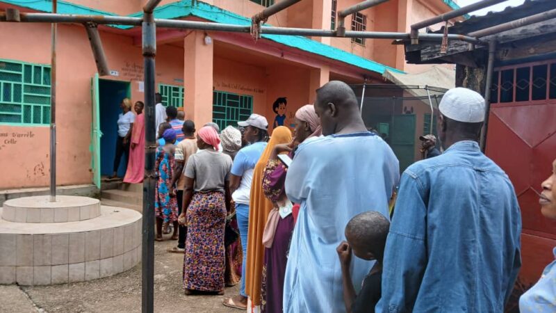 Élection référendaire en Guinée  » Une organisation saluée dans les secteurs Sakhoya et Salikènè « 