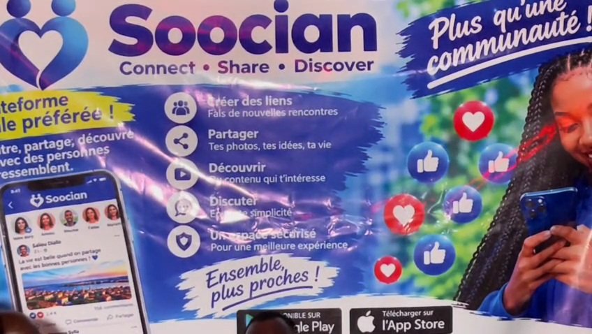 Guinée : SOOCIAN se lance à l’assaut des géants des réseaux sociaux